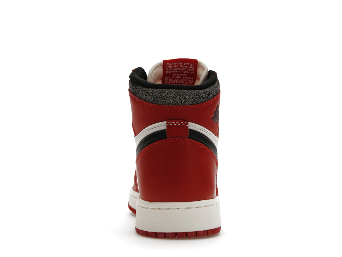 Vue 28 de Jordan 1 Retro High OG Chicago Lost and Found (GS)