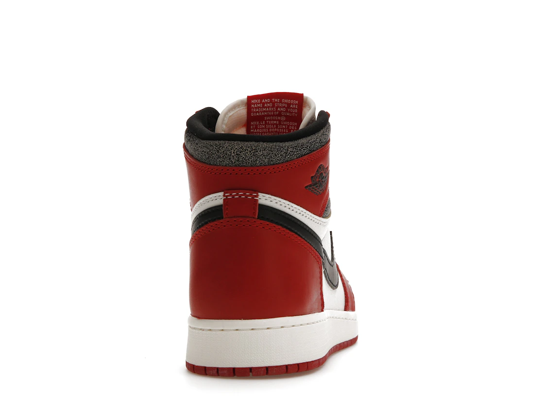 Vue 29 de Jordan 1 Retro High OG Chicago Lost and Found (GS)