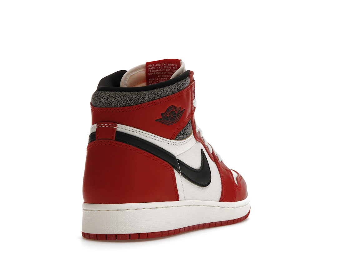 Vue 31 de Jordan 1 Retro High OG Chicago Lost and Found (GS)