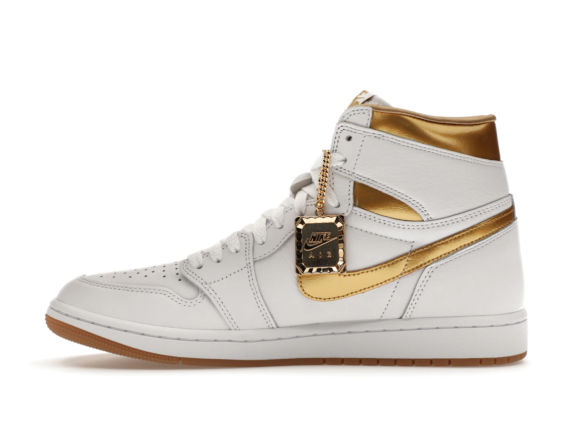 Vue 19 de Jordan 1 Retro High OG Metallic Gold 