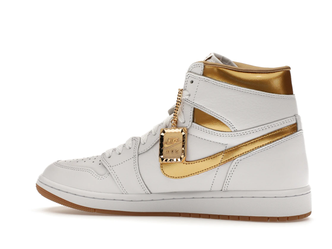 Vue 21 de Jordan 1 Retro High OG Metallic Gold 