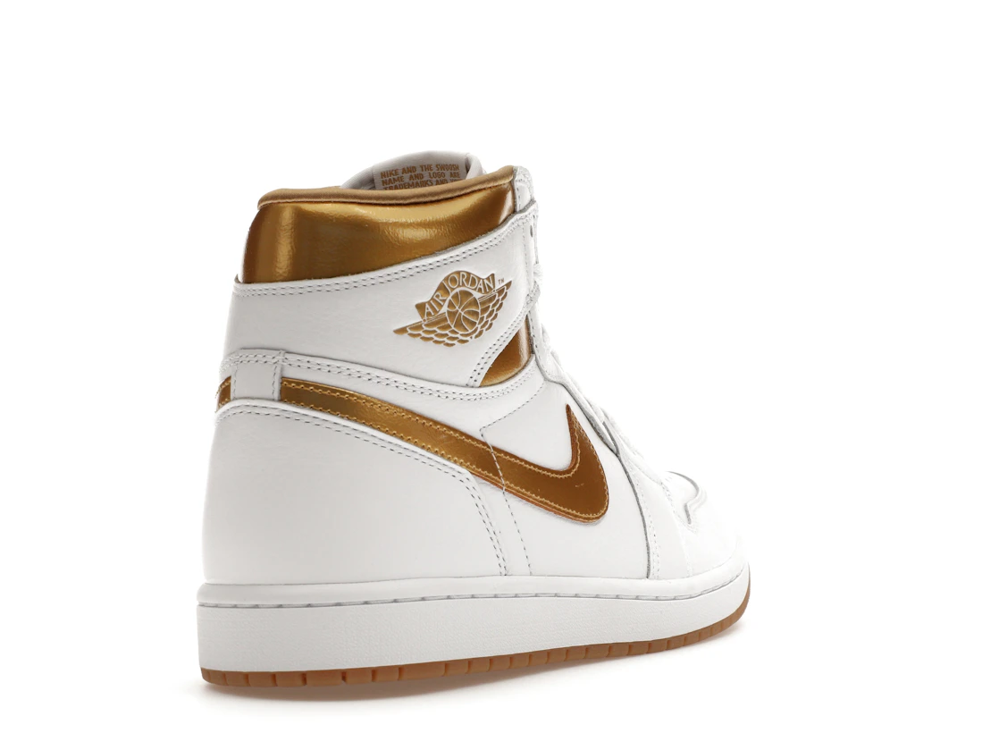 Vue 31 de Jordan 1 Retro High OG Metallic Gold 