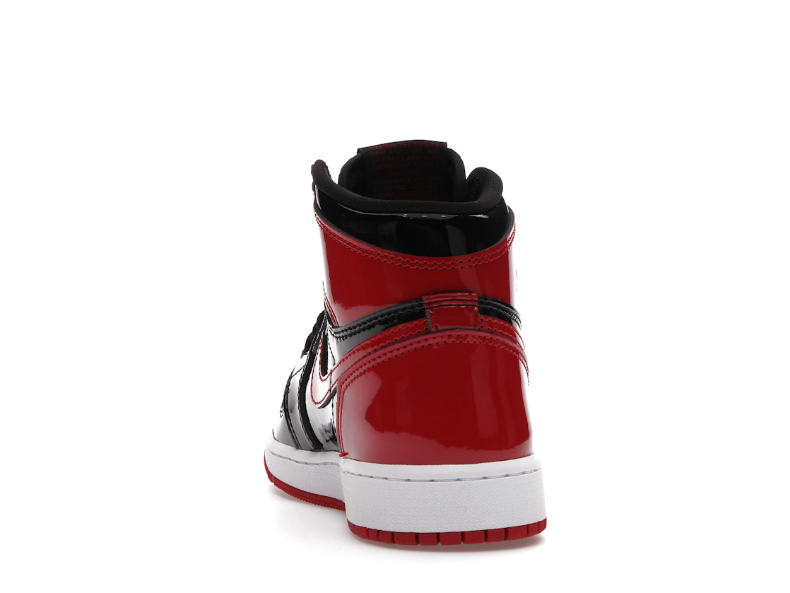 Vue 27 de Jordan 1 Retro High OG Patent Bred (GS)