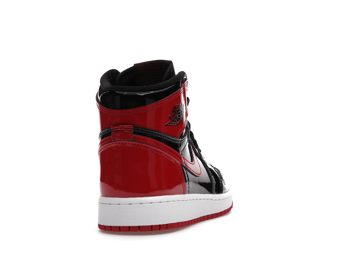 Vue 30 de Jordan 1 Retro High OG Patent Bred (GS)