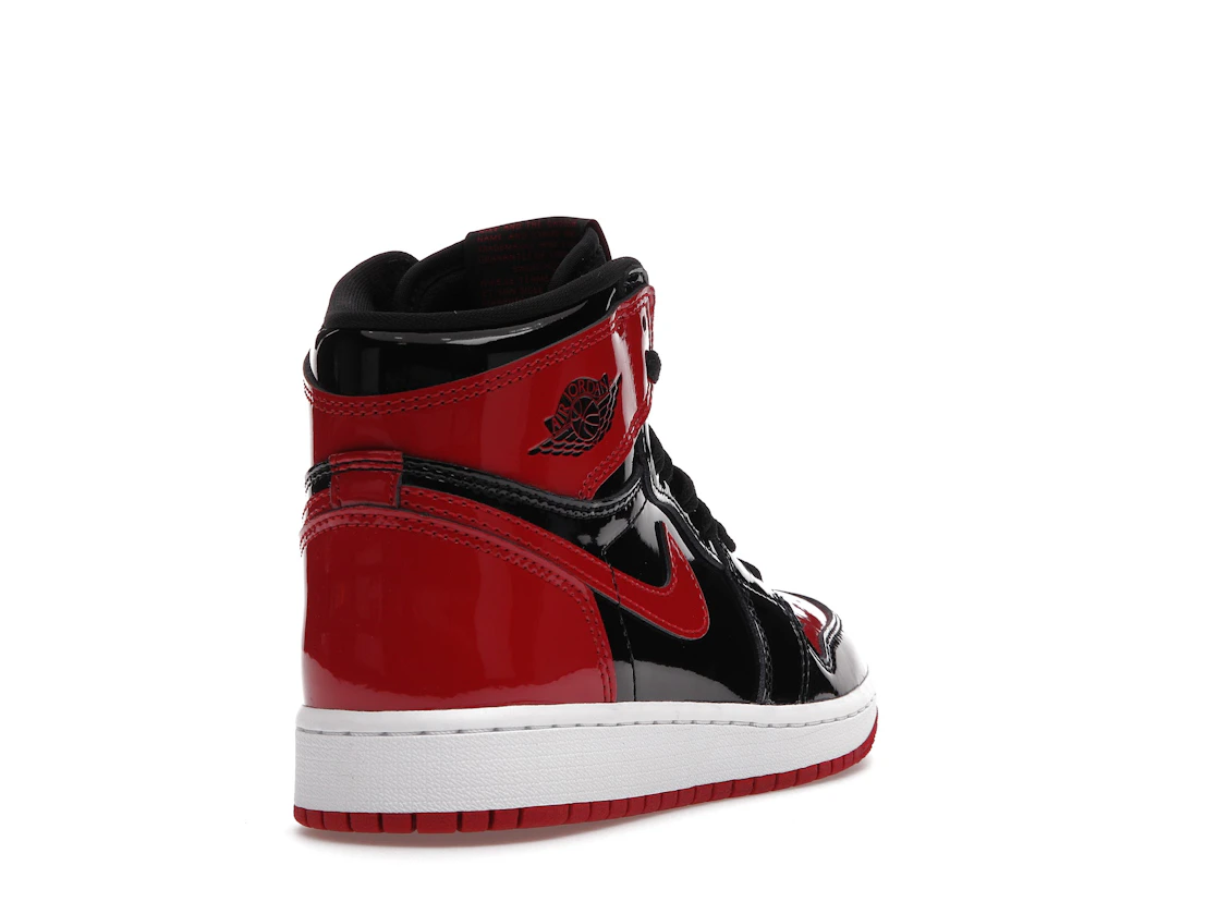 Vue 31 de Jordan 1 Retro High OG Patent Bred (GS)