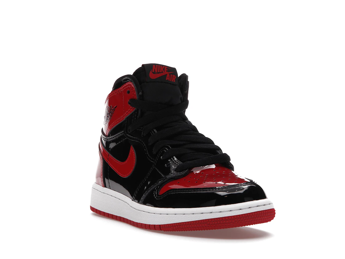 Vue 7 de Jordan 1 Retro High OG Patent Bred (GS)