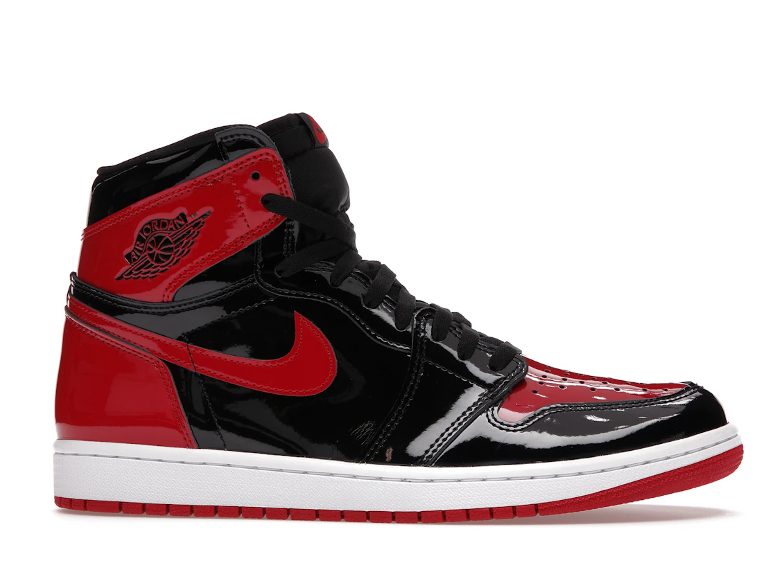 Vue 2 de Jordan 1 Retro High OG Patent Bred