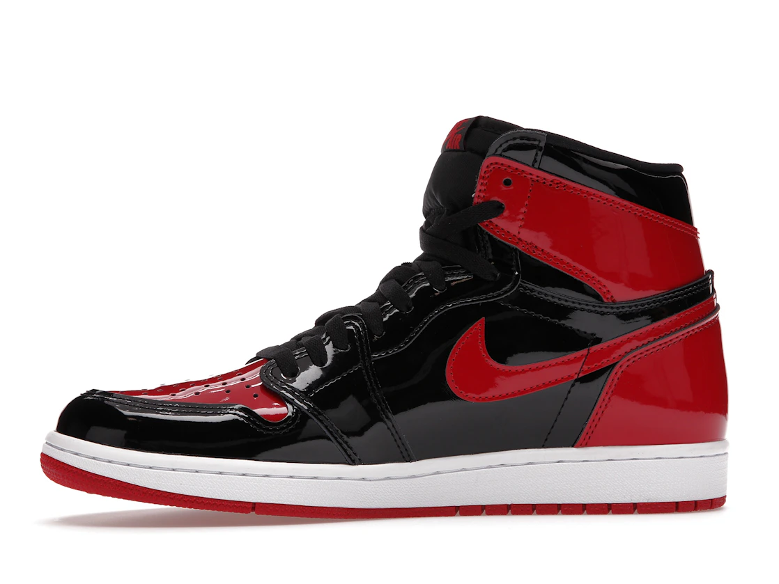 Vue 18 de Jordan 1 Retro High OG Patent Bred