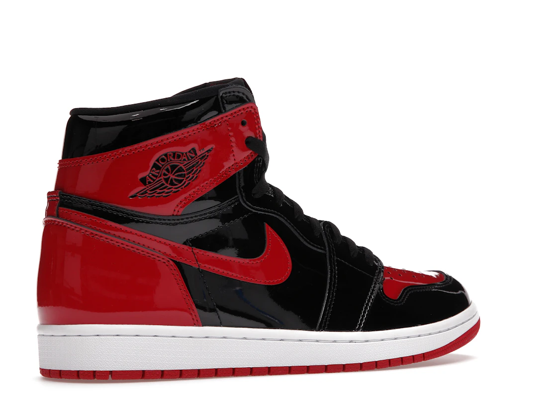 Vue 34 de Jordan 1 Retro High OG Patent Bred