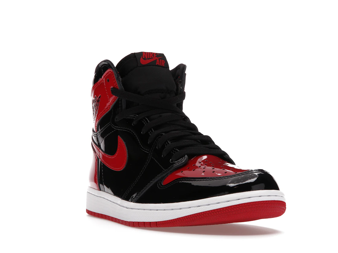 Vue 7 de Jordan 1 Retro High OG Patent Bred
