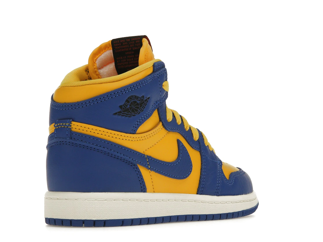 Vue 32 de Jordan 1 Retro High OG Reverse Laney (PS)