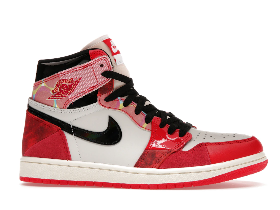 Vue 2 de Jordan 1 Retro High OG Spider-Man Across the Spider-Verse