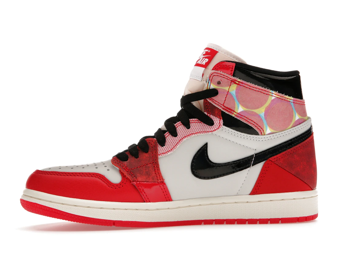 Vue 18 de Jordan 1 Retro High OG Spider-Man Across the Spider-Verse