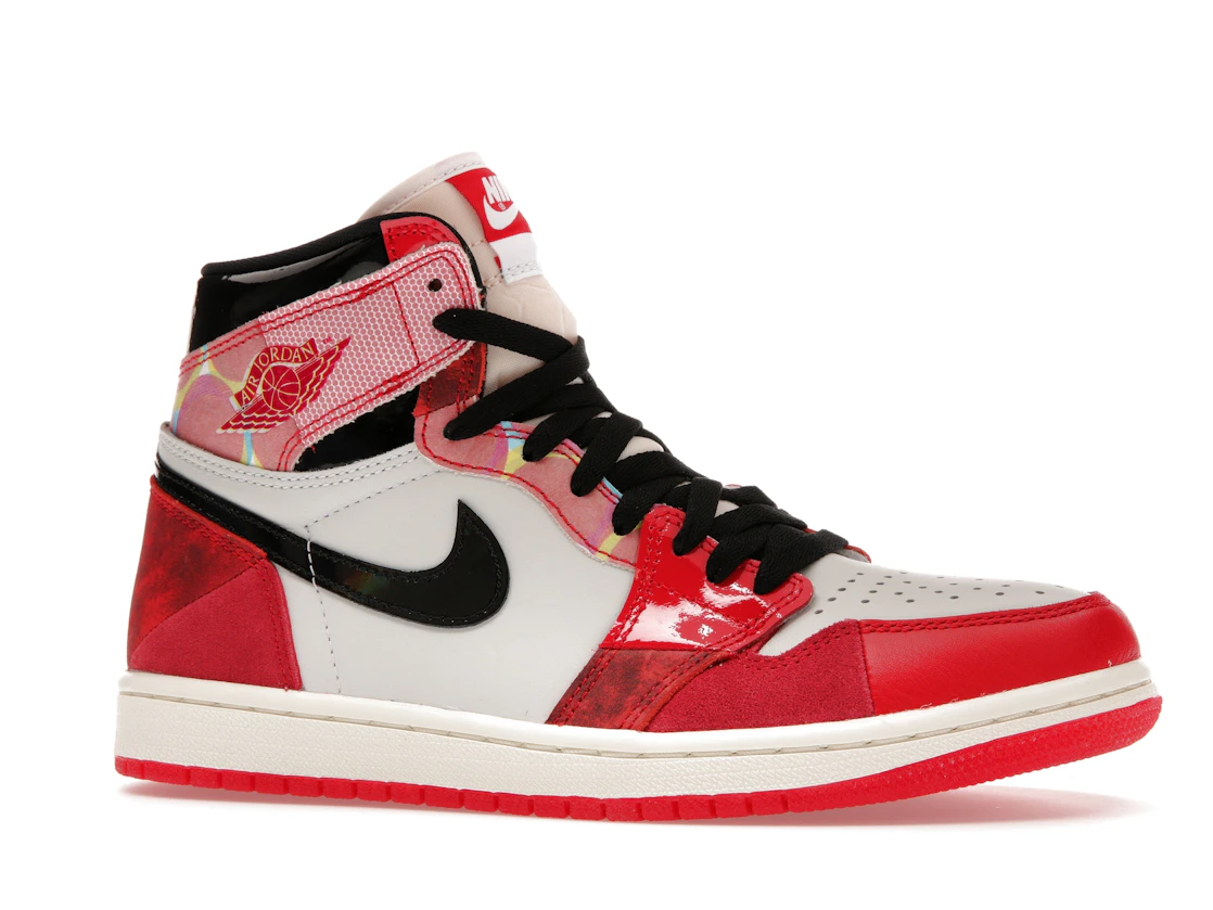 Vue 3 de Jordan 1 Retro High OG Spider-Man Across the Spider-Verse
