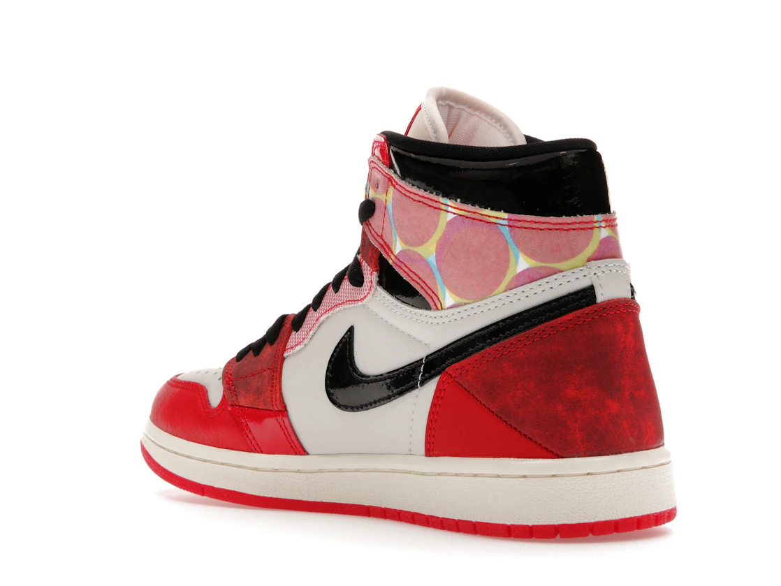 Vue 24 de Jordan 1 Retro High OG Spider-Man Across the Spider-Verse