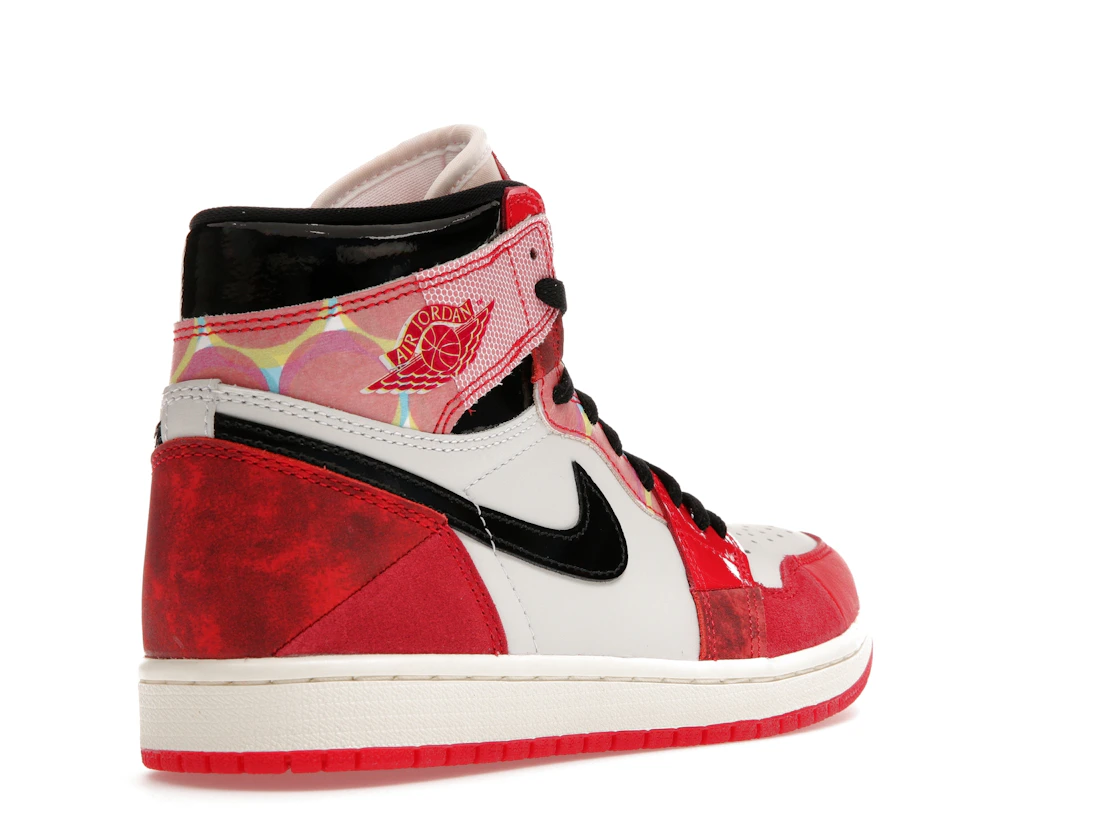 Vue 32 de Jordan 1 Retro High OG Spider-Man Across the Spider-Verse