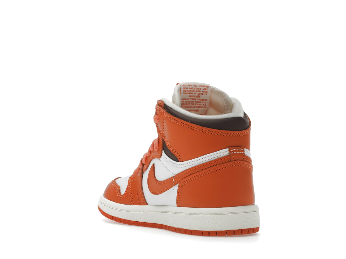 Vue 25 de Jordan 1 Retro High OG Starfish (PS)