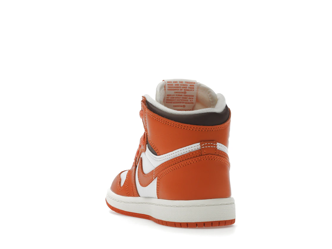 Vue 26 de Jordan 1 Retro High OG Starfish (PS)