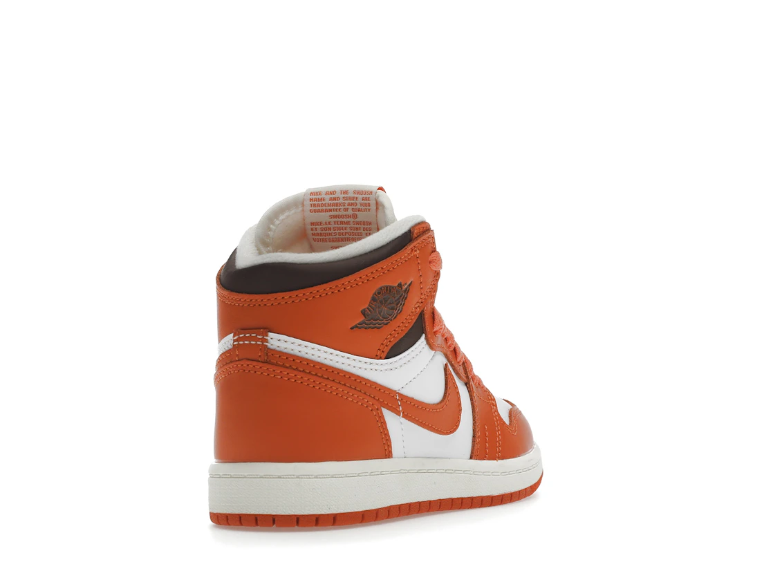 Vue 31 de Jordan 1 Retro High OG Starfish (PS)