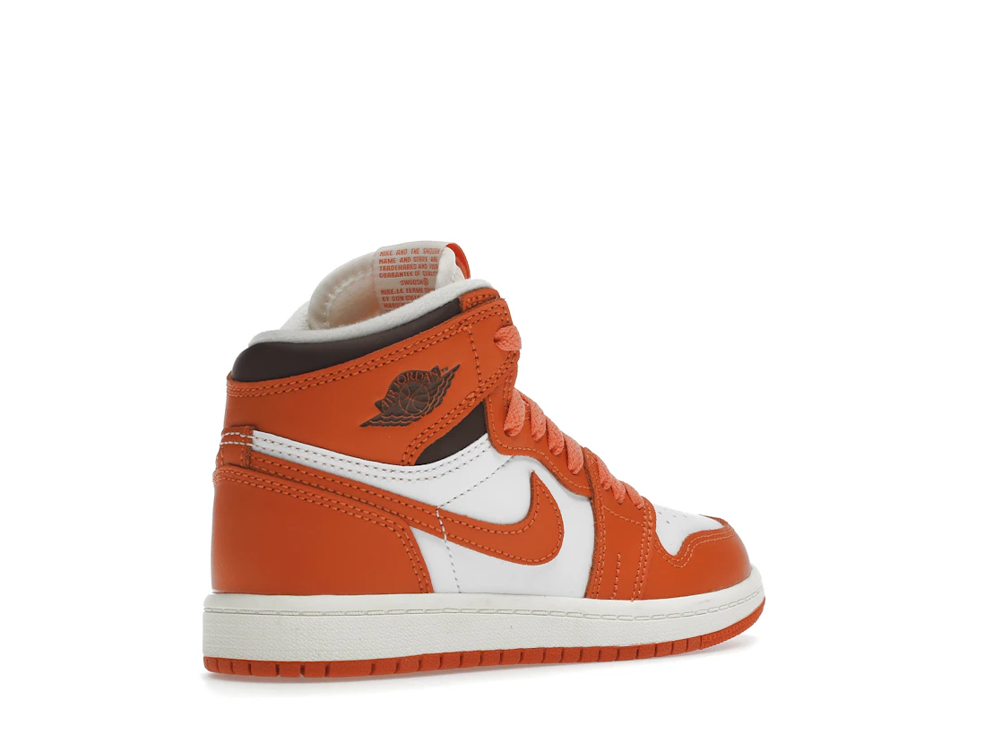 Vue 33 de Jordan 1 Retro High OG Starfish (PS)