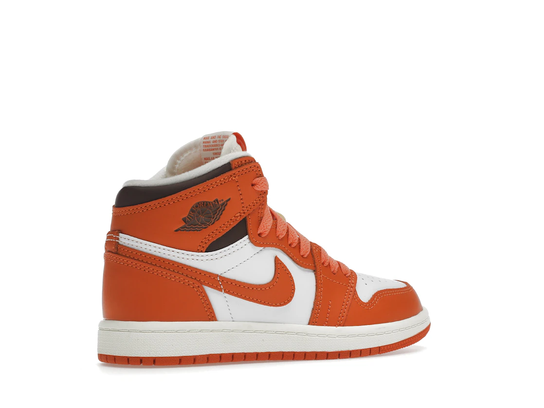 Vue 34 de Jordan 1 Retro High OG Starfish (PS)