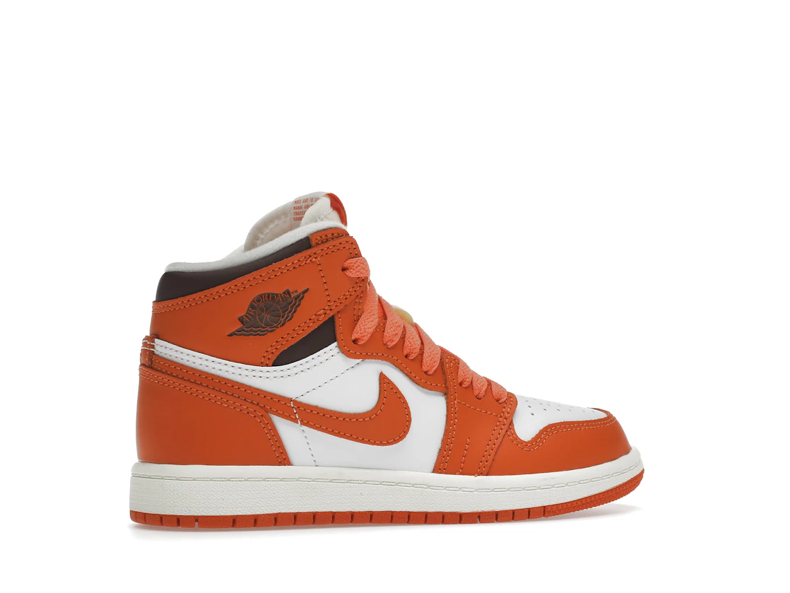 Vue 35 de Jordan 1 Retro High OG Starfish (PS)