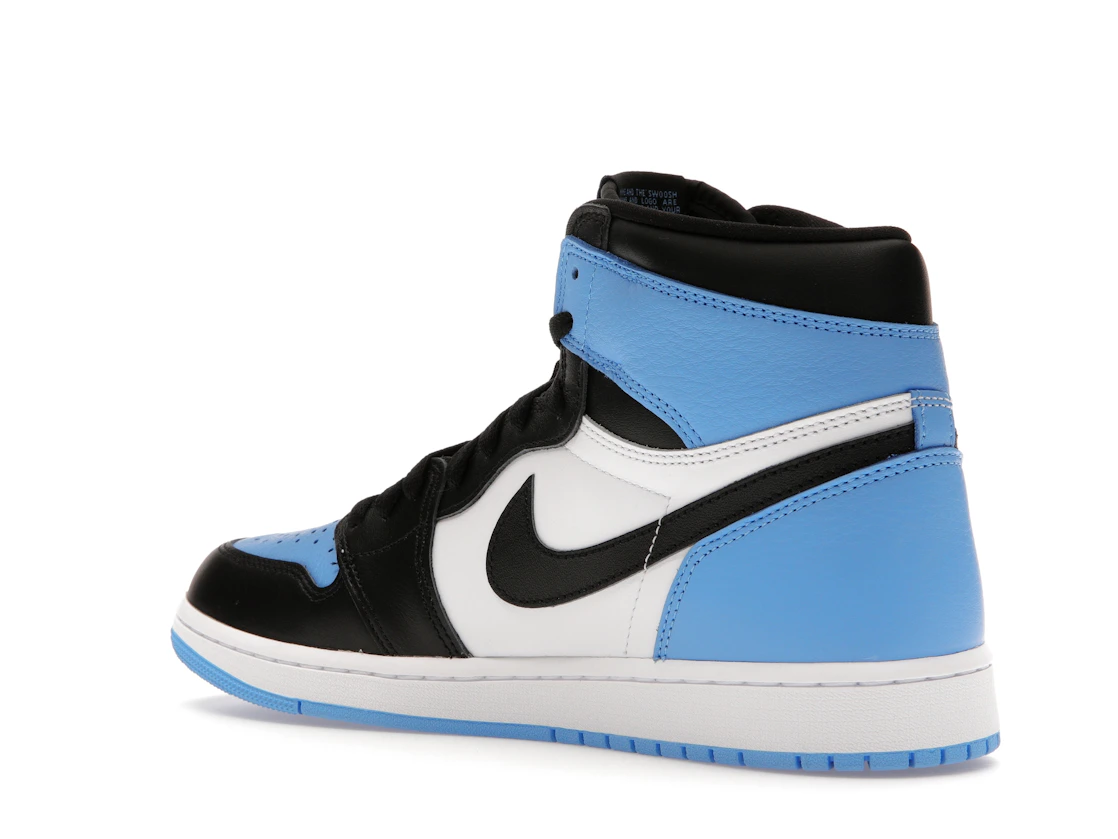 Vue 23 de Jordan 1 Retro High OG UNC Toe