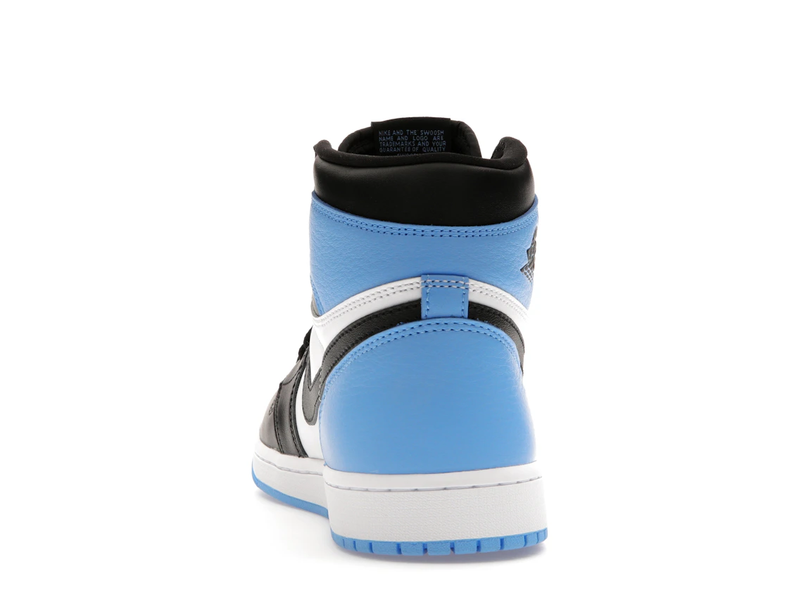Vue 27 de Jordan 1 Retro High OG UNC Toe