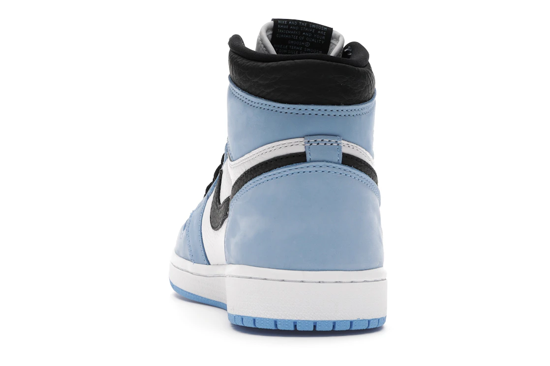 Vue 27 de Jordan 1 Retro High OG University Blue