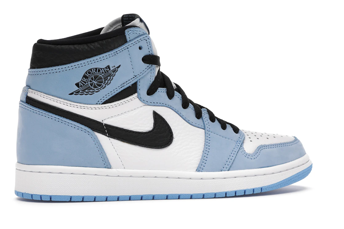 Vue 35 de Jordan 1 Retro High OG University Blue