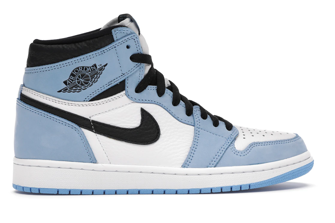 Vue 36 de Jordan 1 Retro High OG University Blue