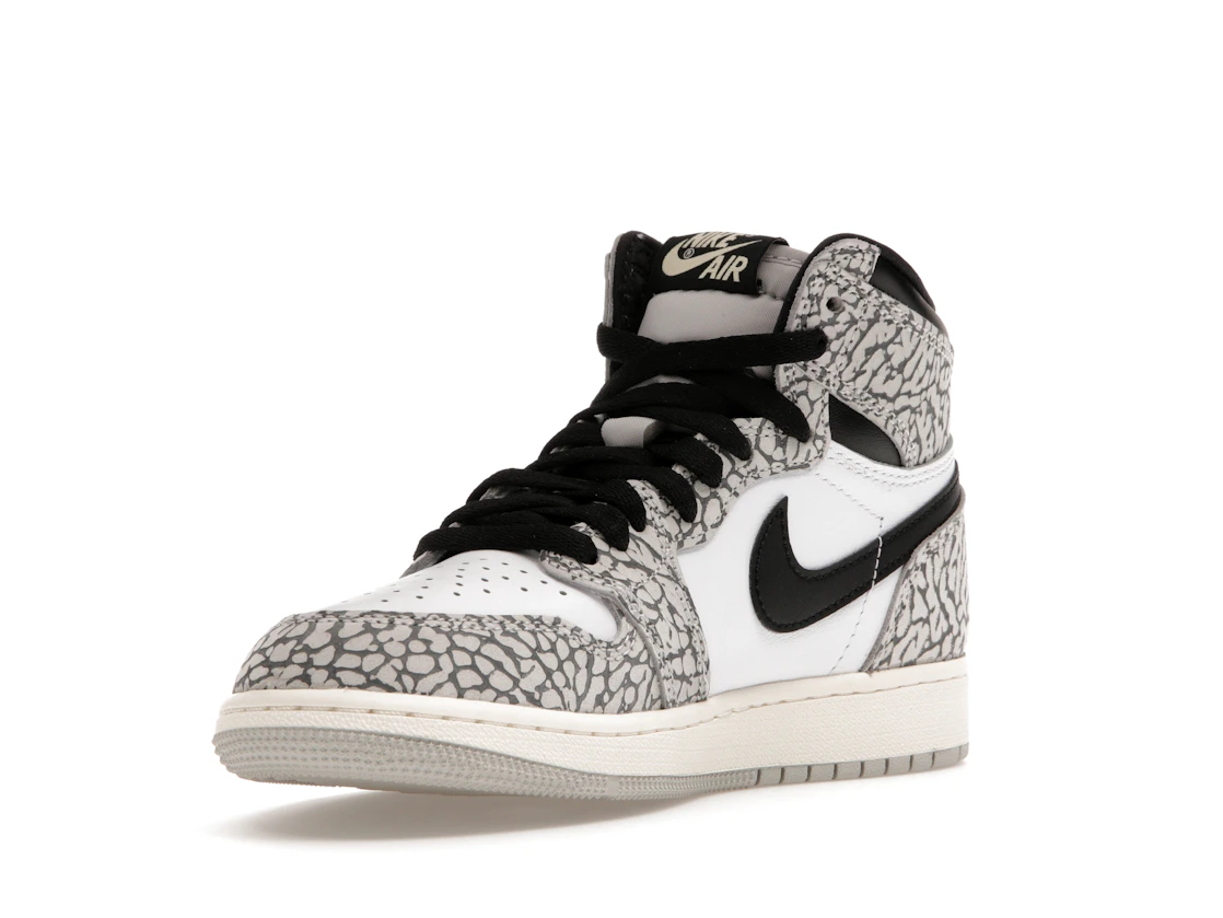 Vue 14 de Jordan 1 Retro High OG White Cement (GS)