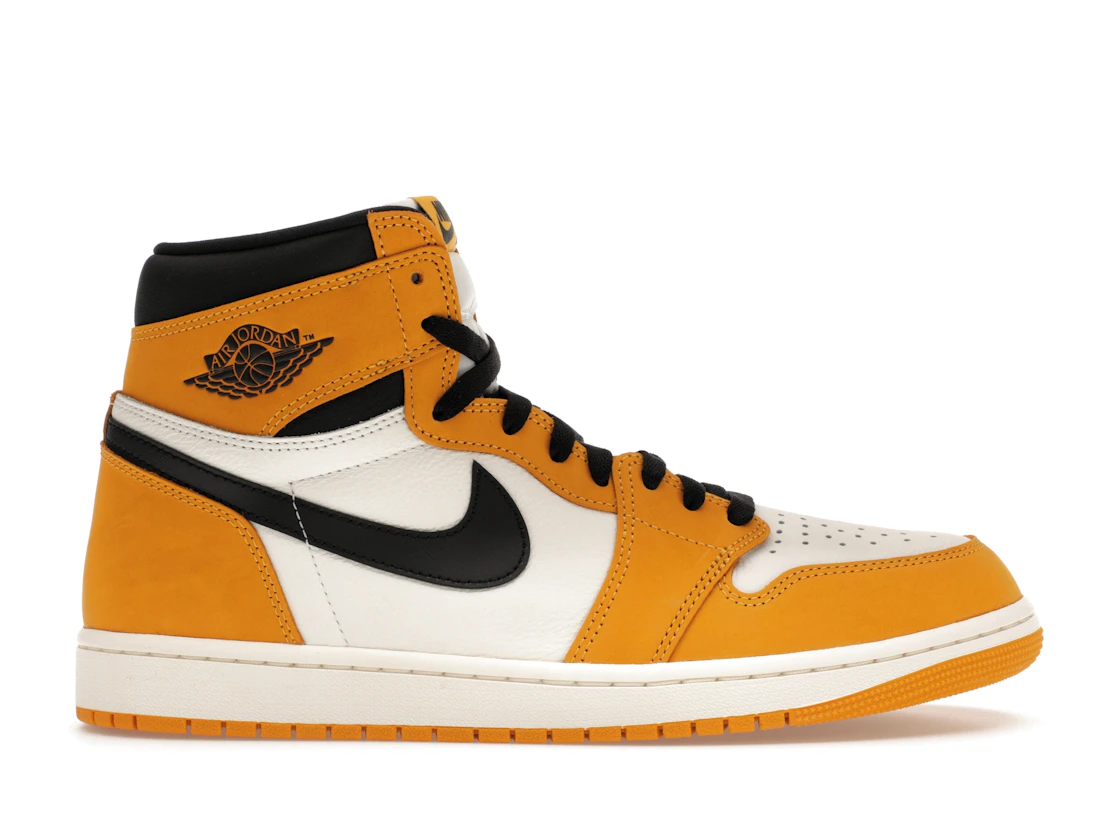 Vue 1 de Jordan 1 Retro High OG Yellow Ochre