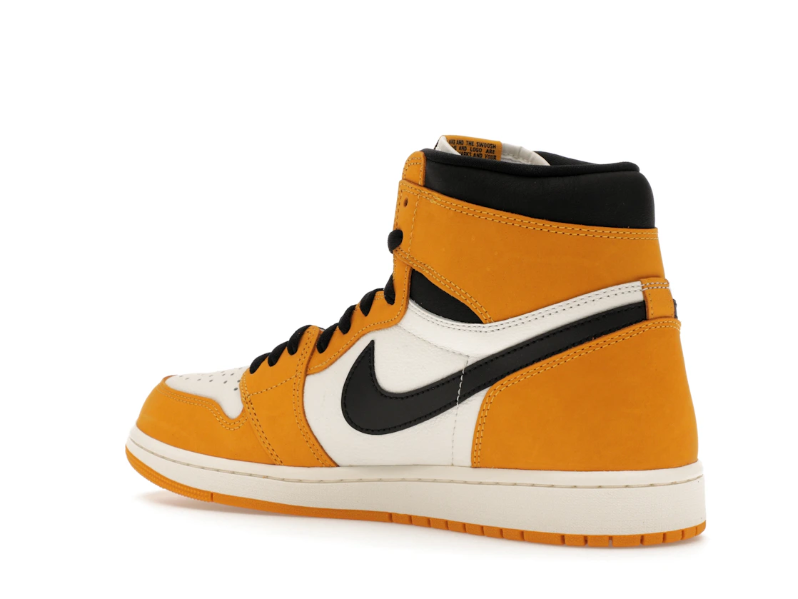 Vue 23 de Jordan 1 Retro High OG Yellow Ochre