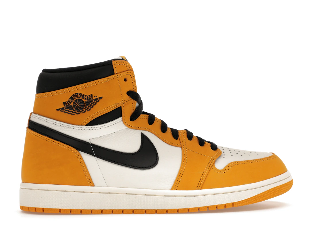 Vue 36 de Jordan 1 Retro High OG Yellow Ochre