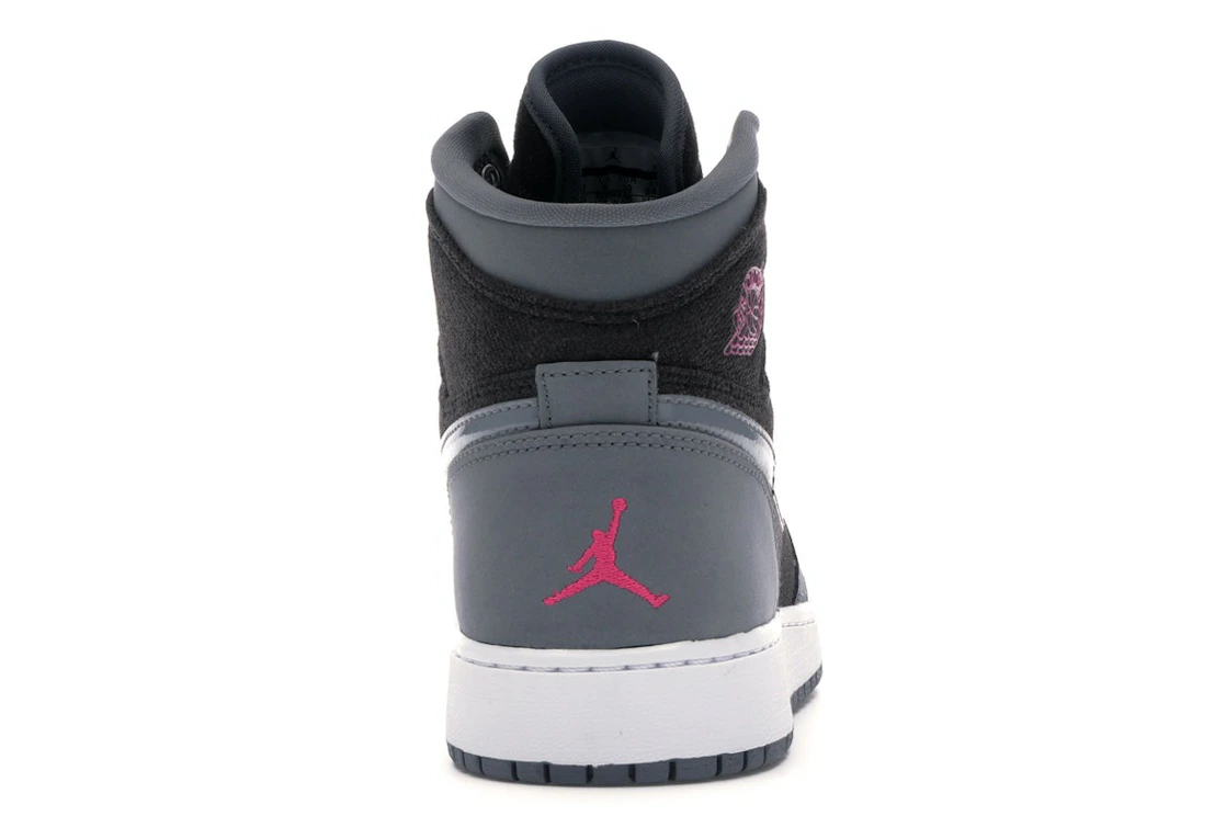 Vue 28 de Jordan 1 Retro High Cool Grey Vivid Pink (GS)