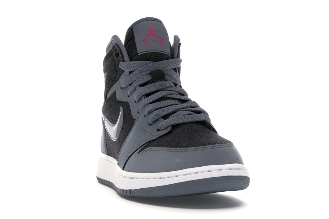 Vue 8 de Jordan 1 Retro High Cool Grey Vivid Pink (GS)