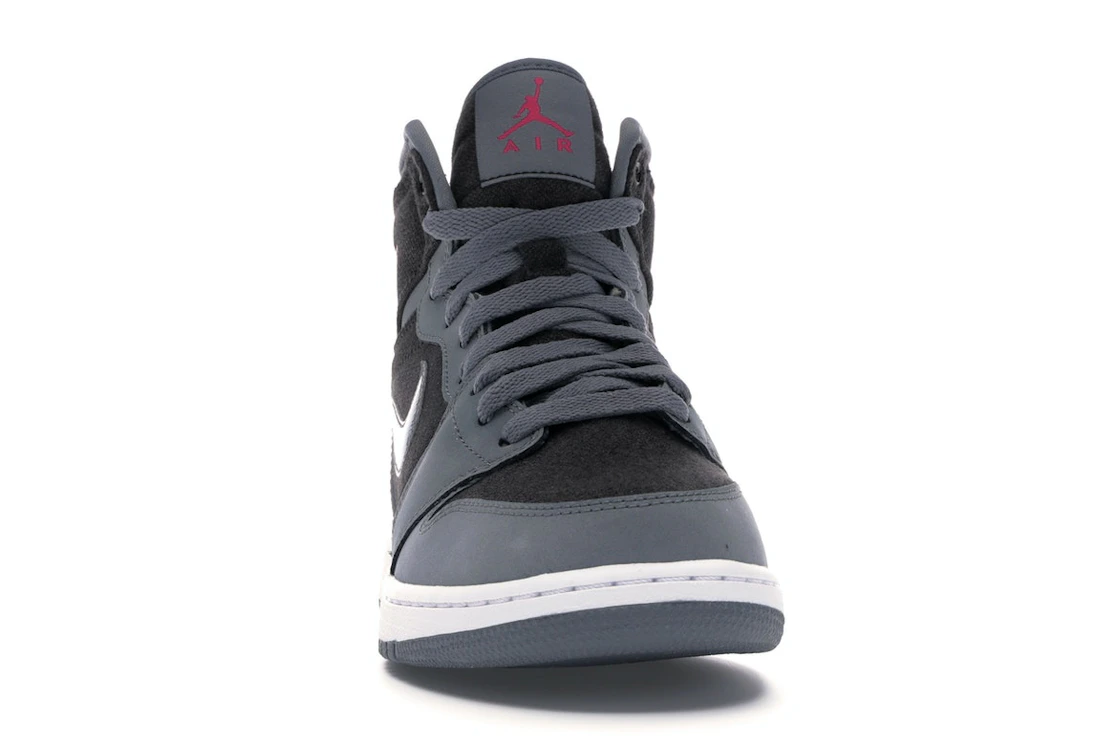 Vue 9 de Jordan 1 Retro High Cool Grey Vivid Pink (GS)