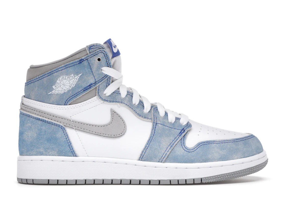 Vue 1 de Jordan 1 Retro High Hyper Royal Smoke Grey (GS)