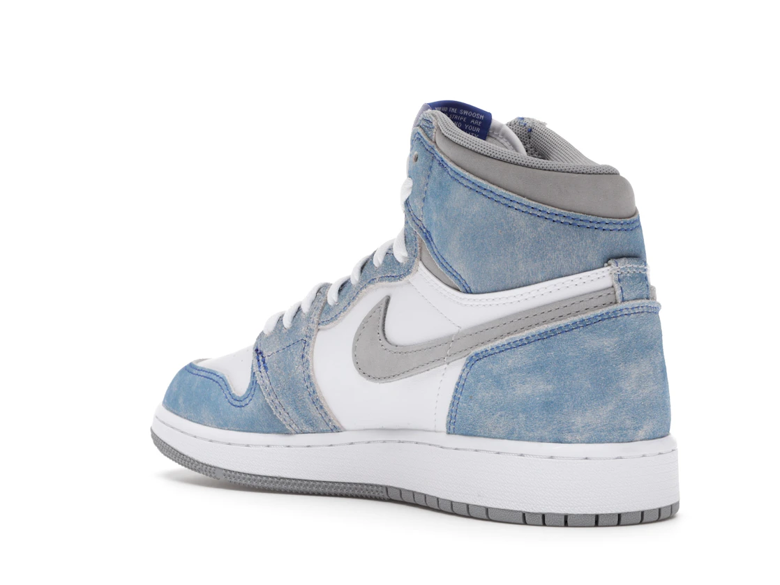 Vue 24 de Jordan 1 Retro High Hyper Royal Smoke Grey (GS)