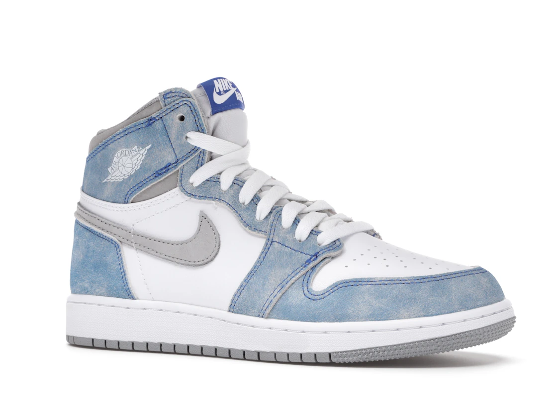 Vue 4 de Jordan 1 Retro High Hyper Royal Smoke Grey (GS)
