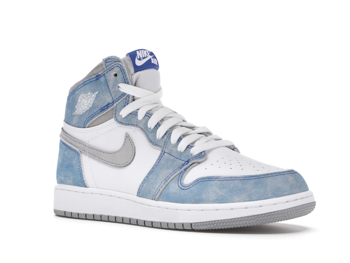 Vue 5 de Jordan 1 Retro High Hyper Royal Smoke Grey (GS)