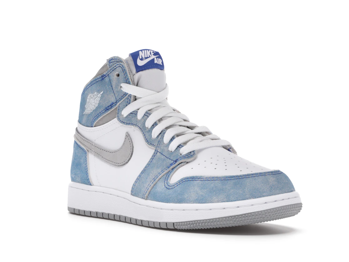 Vue 6 de Jordan 1 Retro High Hyper Royal Smoke Grey (GS)