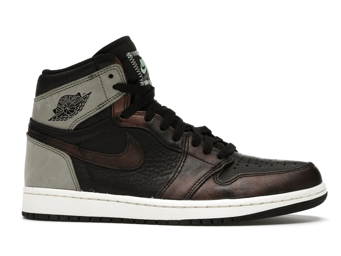 Vue 2 de Jordan 1 Retro High Light Army Rust Shadow Patina