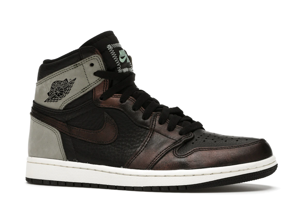 Vue 3 de Jordan 1 Retro High Light Army Rust Shadow Patina