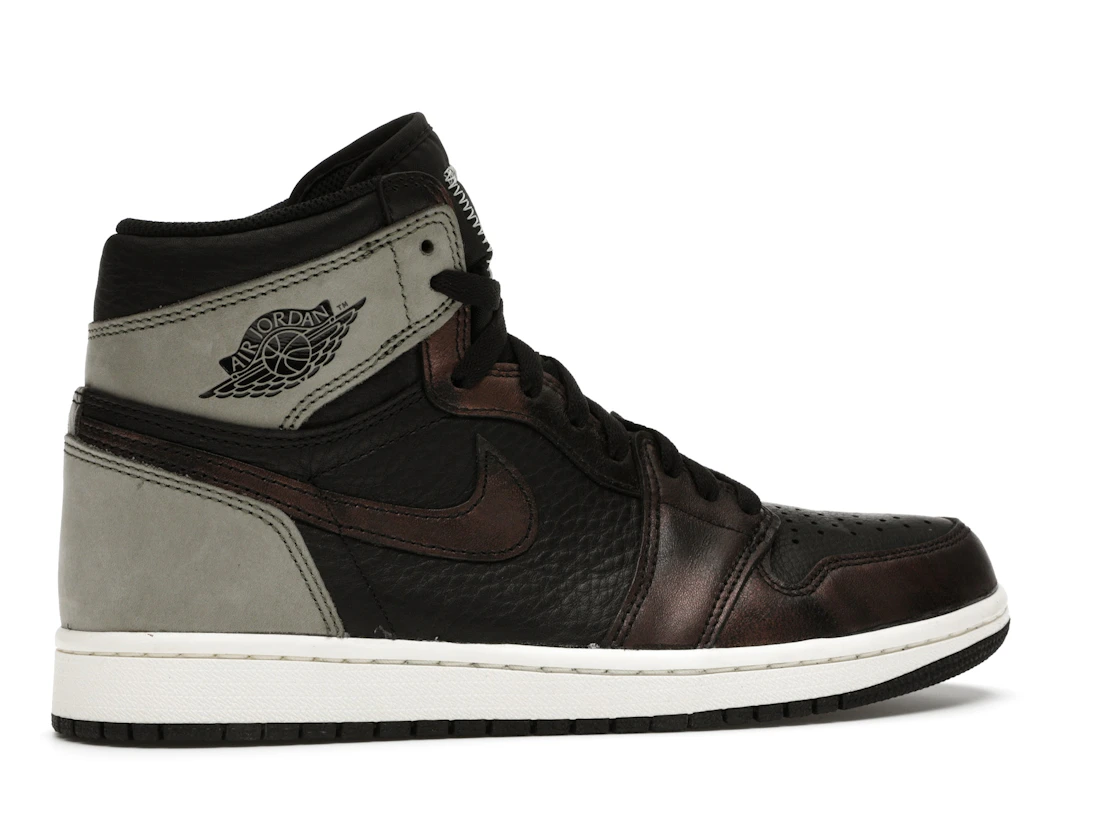 Vue 35 de Jordan 1 Retro High Light Army Rust Shadow Patina