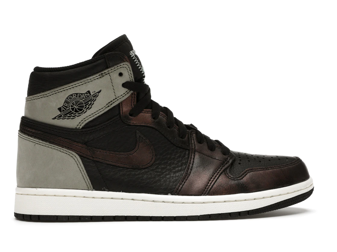 Vue 36 de Jordan 1 Retro High Light Army Rust Shadow Patina