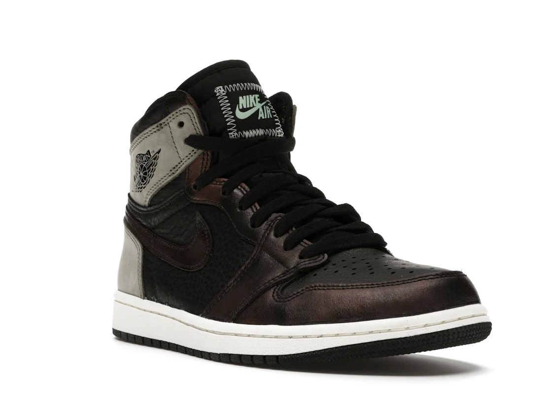 Vue 6 de Jordan 1 Retro High Light Army Rust Shadow Patina