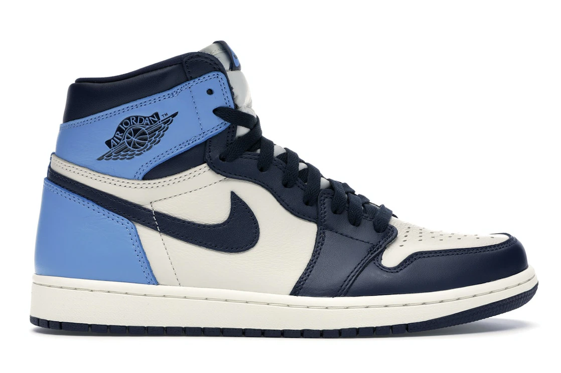 Vue 1 de Jordan 1 Retro High Obsidian