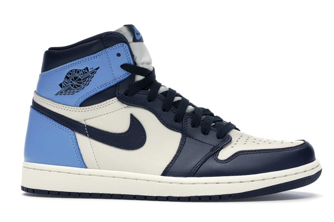 Vue 2 de Jordan 1 Retro High Obsidian